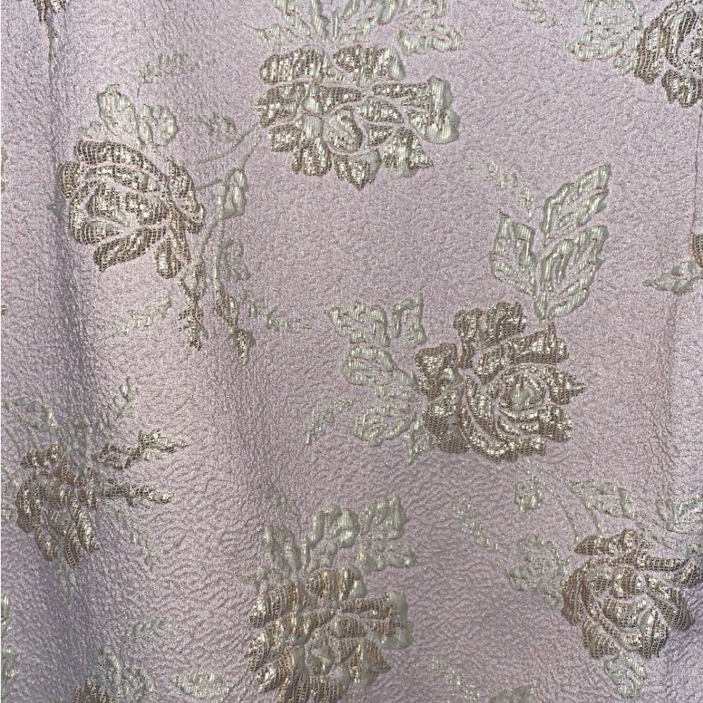Party-Starter Lavender Pink Floral Jacquard Mini Dress - Picture 10 of 12